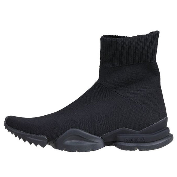 

Кроссовки sock run.r 'black' Reebok, черный