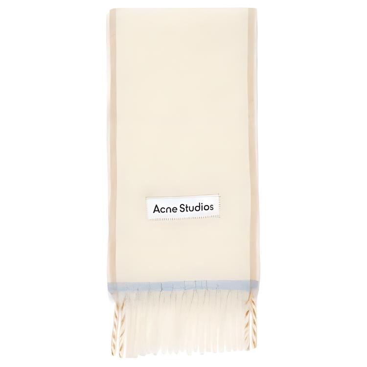 

Шарф с бахромой и логотипом Acne Studios