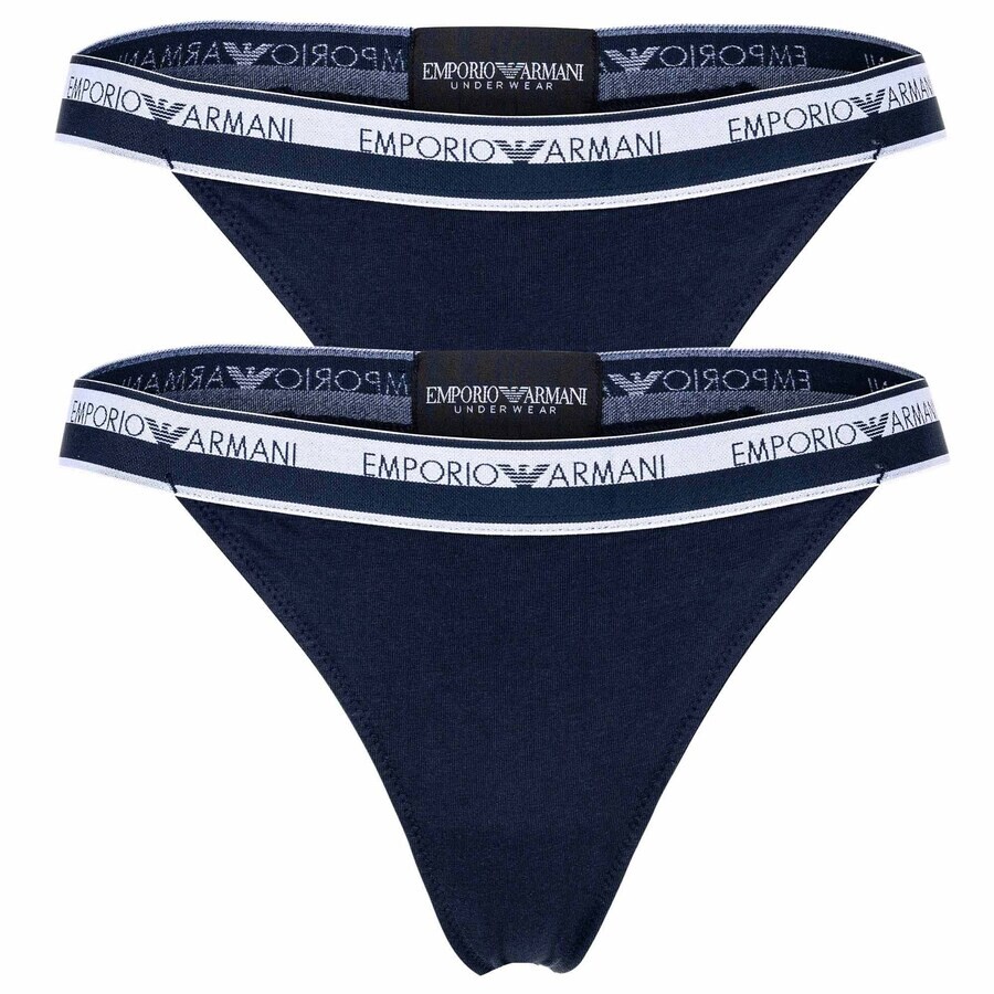 

Стринги Emporio Armani Thong, морской синий