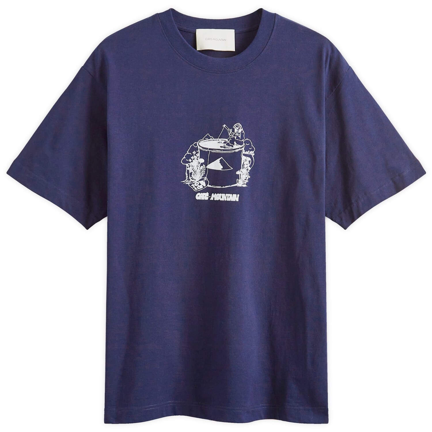 

Футболка Café Mountain Cuppa T-Shirt, цвет Deep Navy