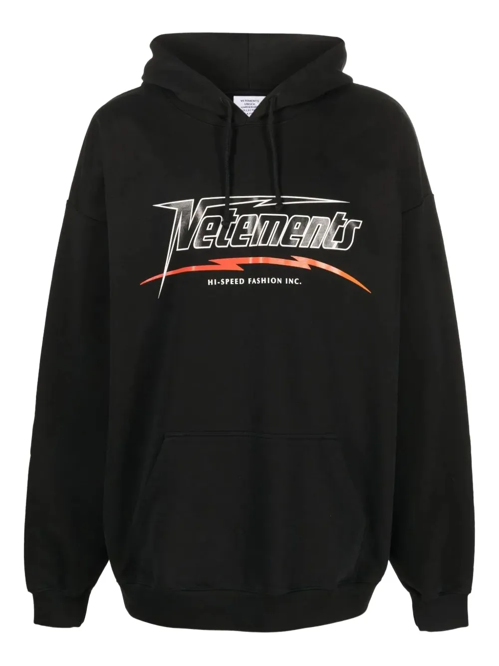 

Толстовка с логотипом VETEMENTS, черный