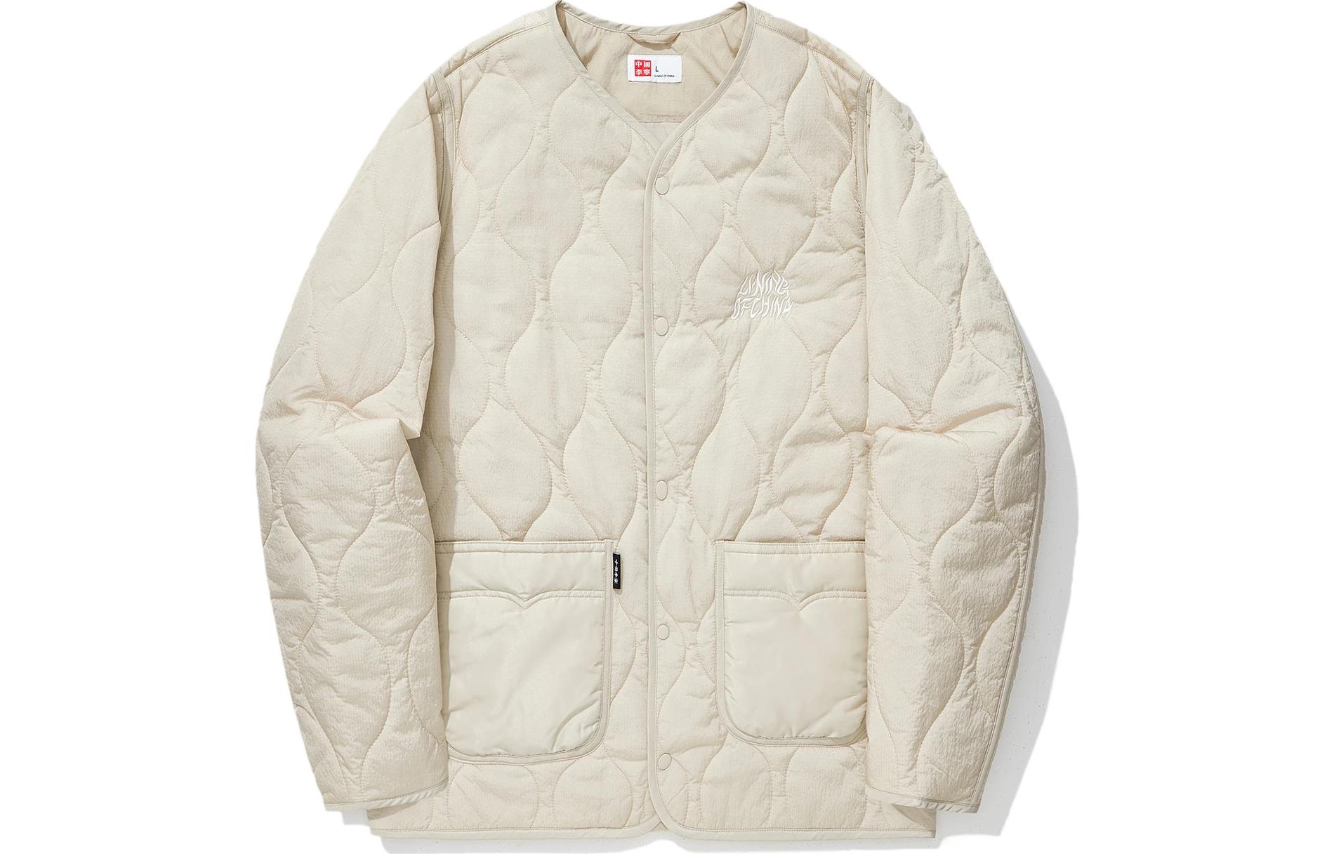 

LiNing Пуховик унисекс серо-бежевый, Oat Gray