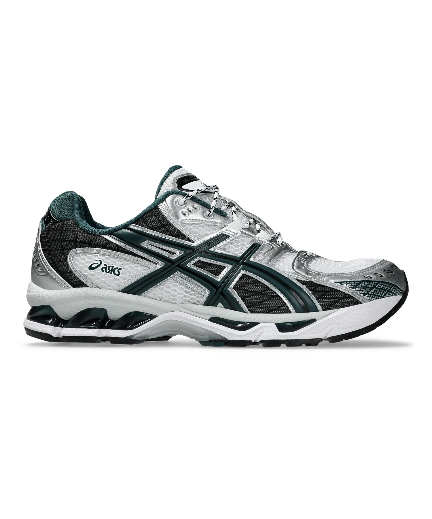 Унисекс кроссовки для бега GEL-NIMBUS 10.1 ASICS белые с зелёным — фото 3