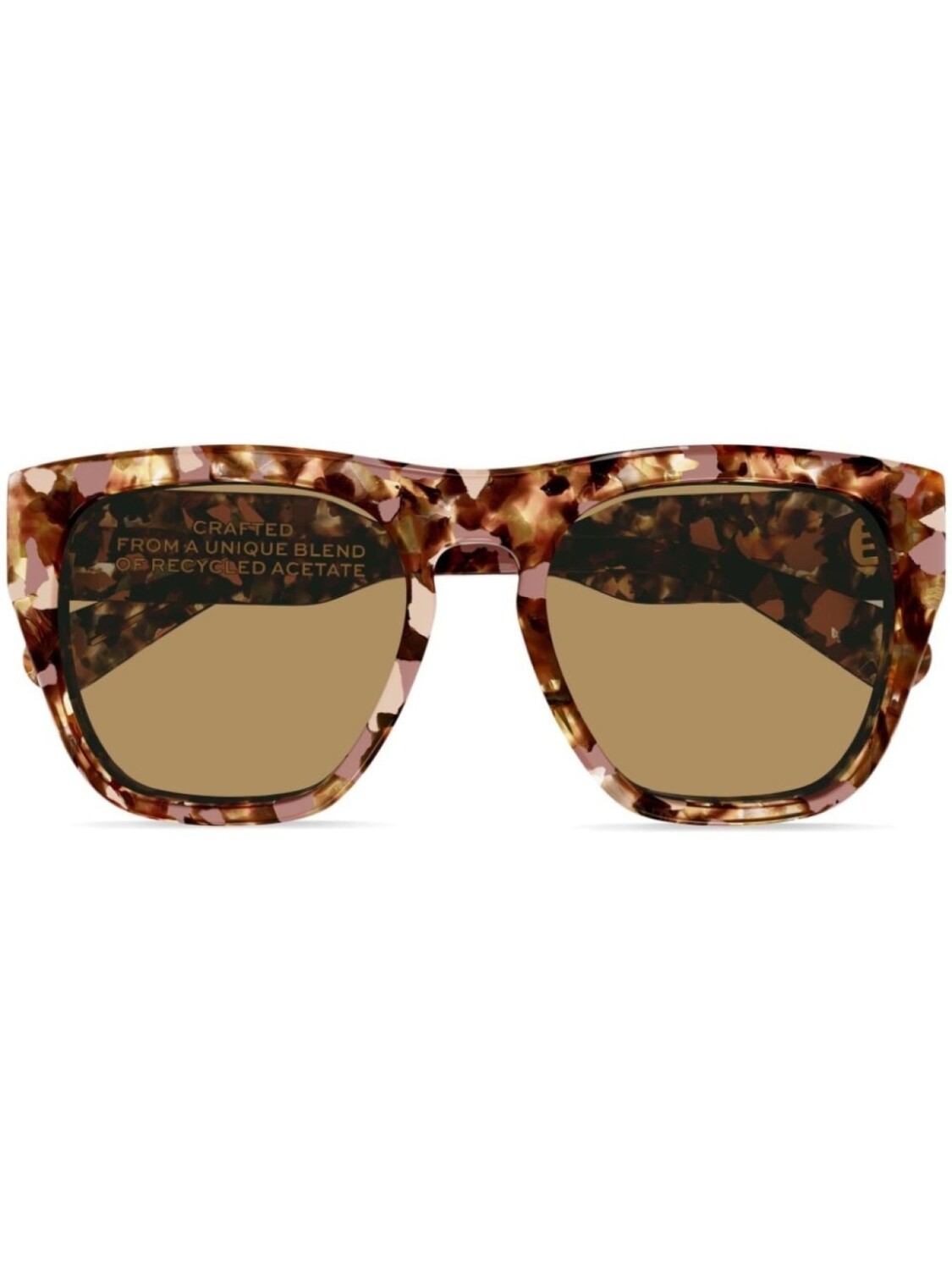 

Chloé Eyewear солнцезащитные очки Gayia в квадратной оправе, коричневый