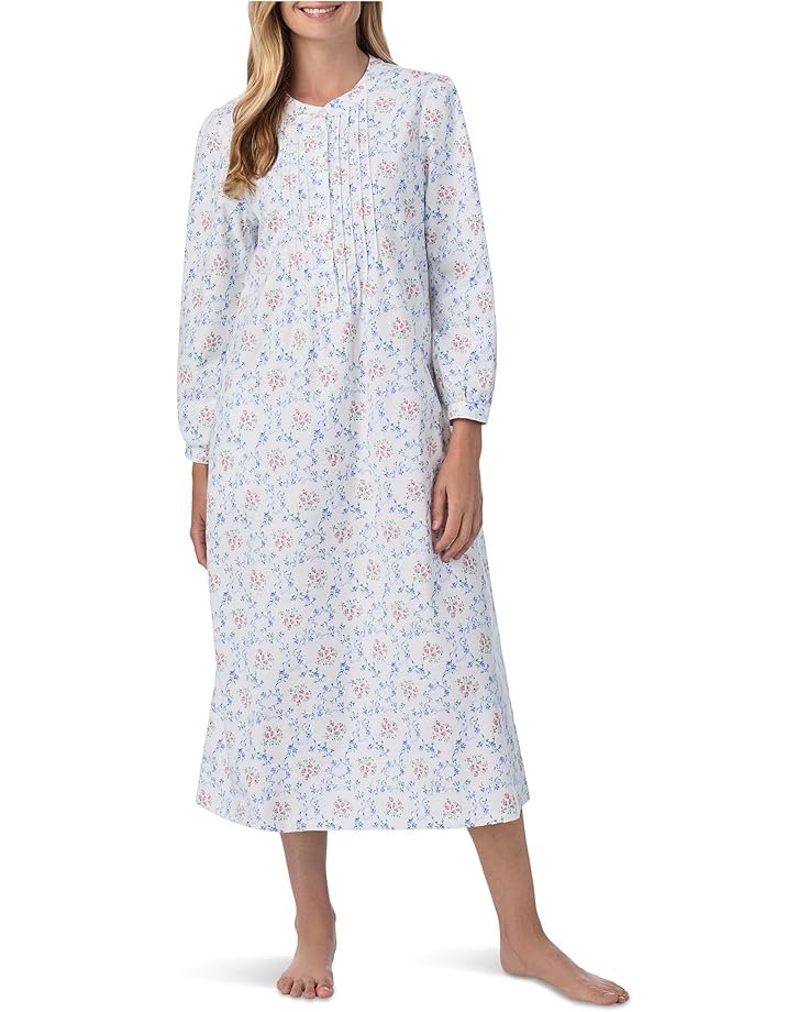 

Женская ночная сорочка Lanz of Salzburg 50" Pin Tuck, White Print