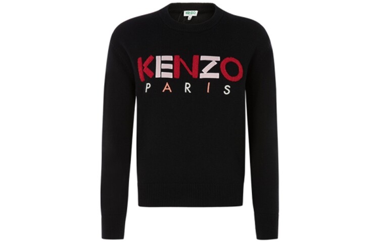 

Свитер женский Kenzo Paris Letter Logo, черный