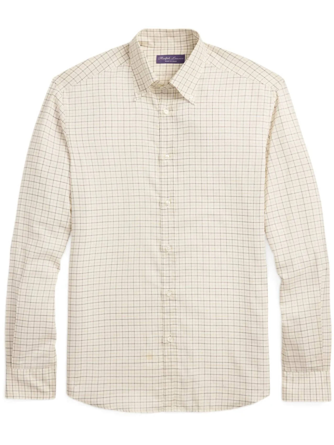 

Ralph Lauren Purple Label клетчатая рубашка, нейтральный