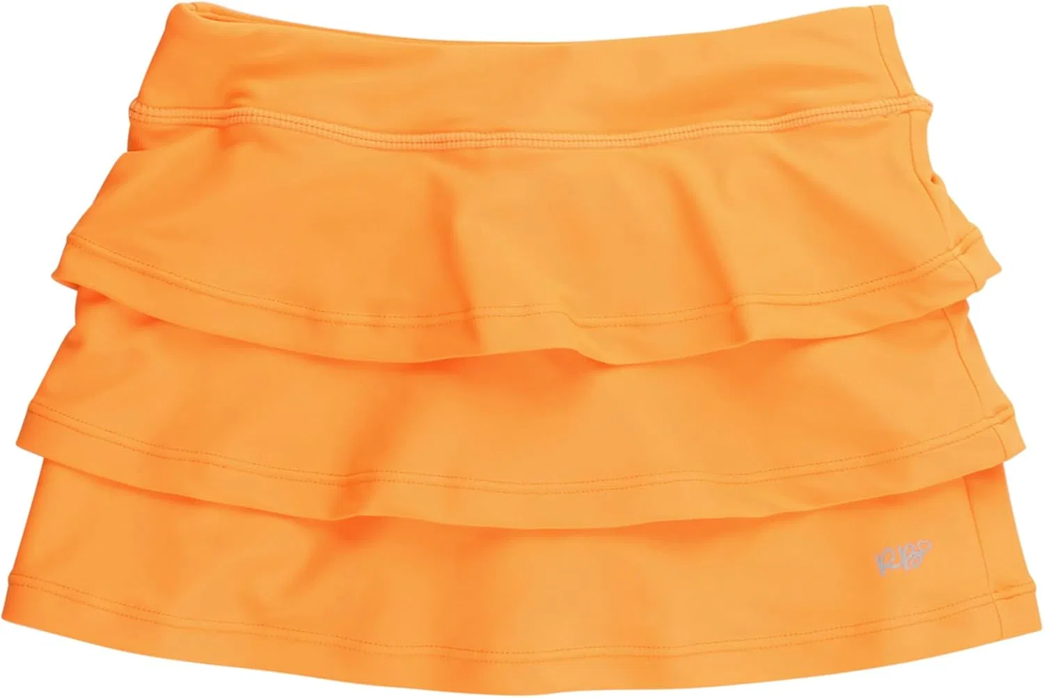 Спортивная юбка-шорты UPF50+, RuffleButts, Neon Orange