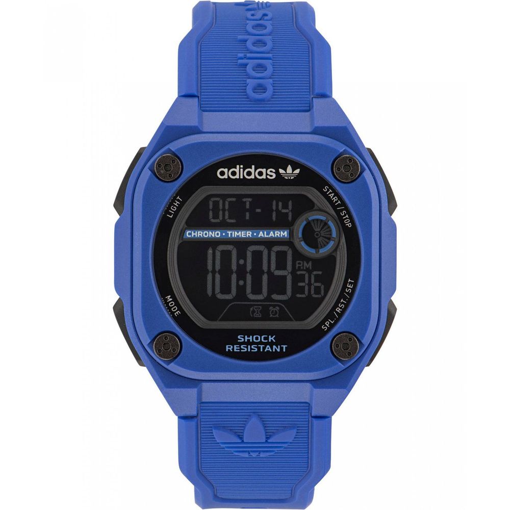 

Синие синтетические часы Adidas