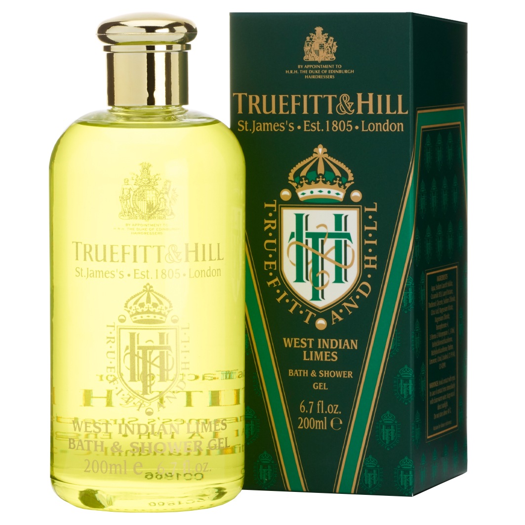 Масло для тела west indian limes bath & shower gel Truefitt Hill, объем 200 мл — фото 2