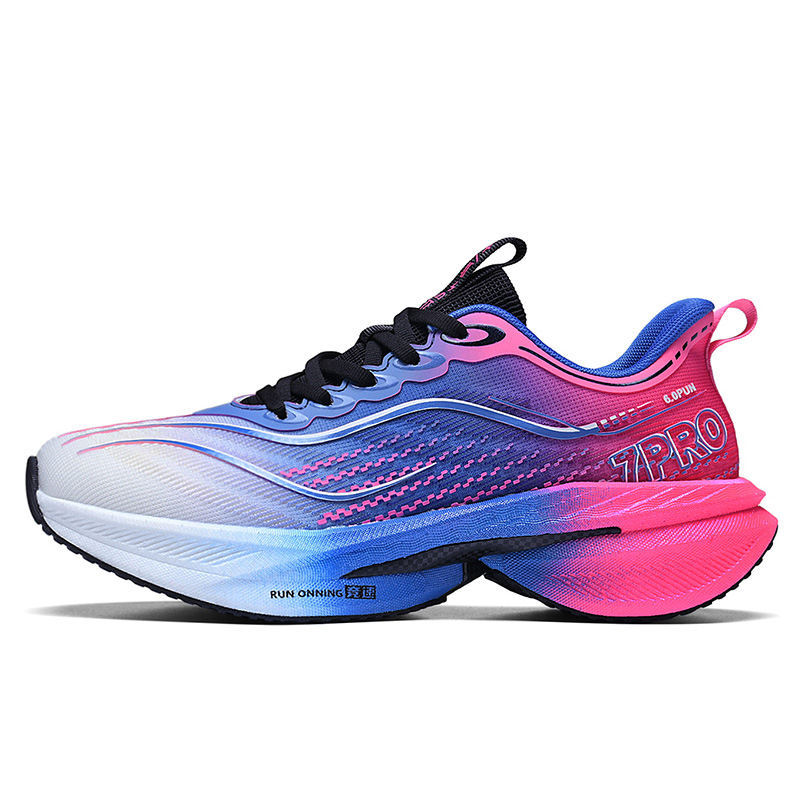 

Kuding Амортизирующие дышащие беговые кроссовки с низким верхом Unisex Electric Glow, цвет Electric Glow