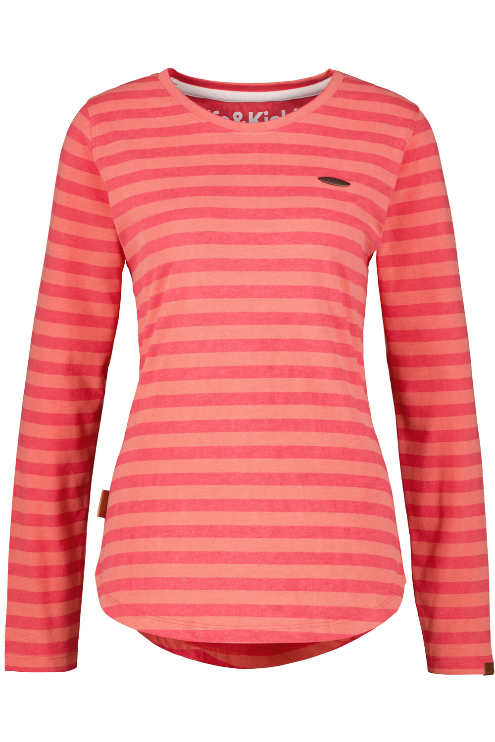 

Лонгслив alife and kickin Langarmshirt,, Shirt, Longshirt, Oversize Shirt LeaAK Z, цвет coral melange