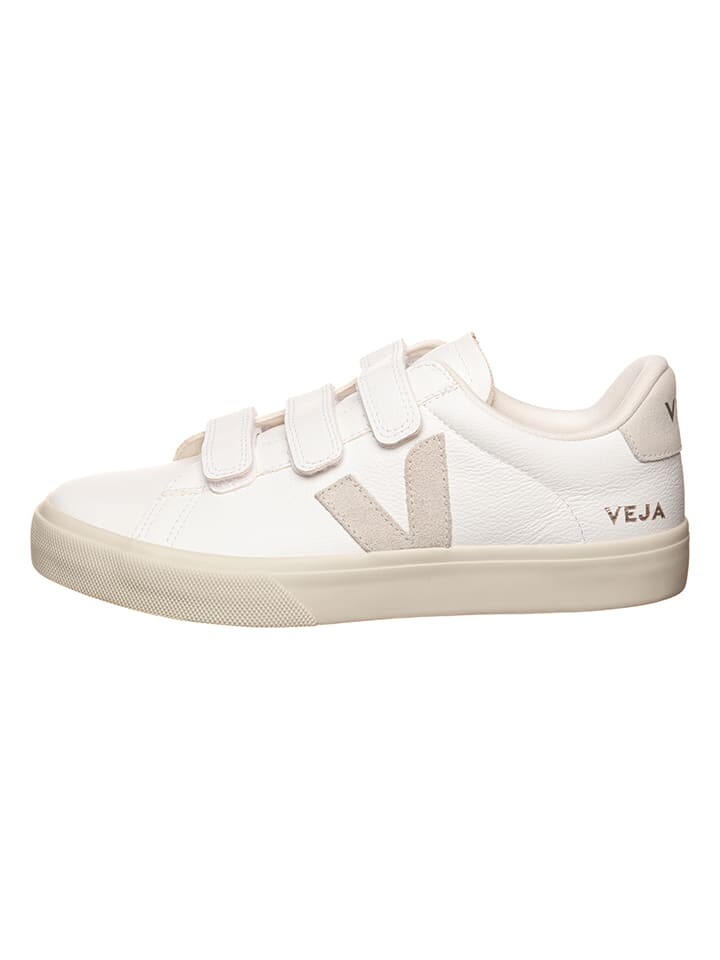 

Кроссовки на шнуровке Veja Leder-Sneakers Recife, цвет Weiß/Beige