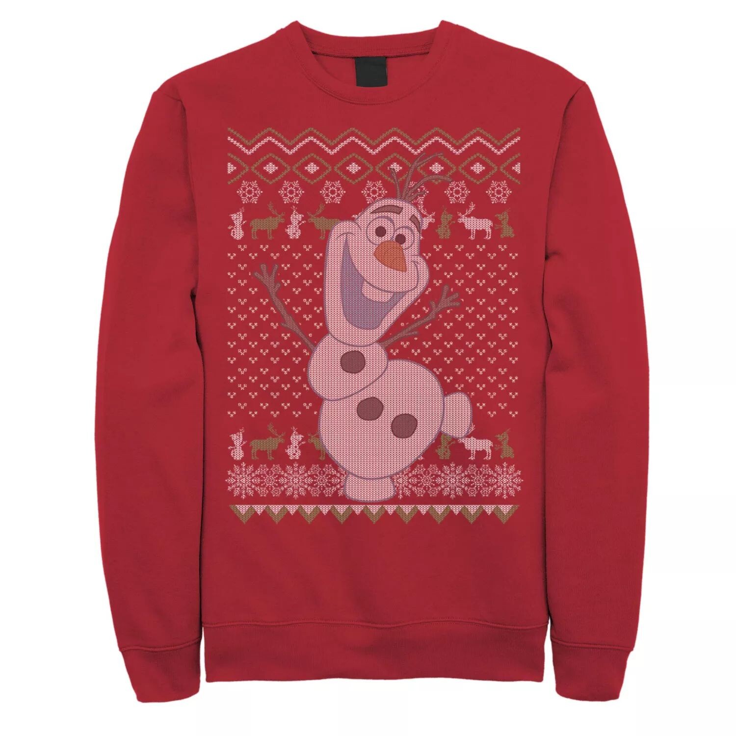 

Мужской флисовый свитер Frozen Olaf Ugly Christmas Licensed Character
