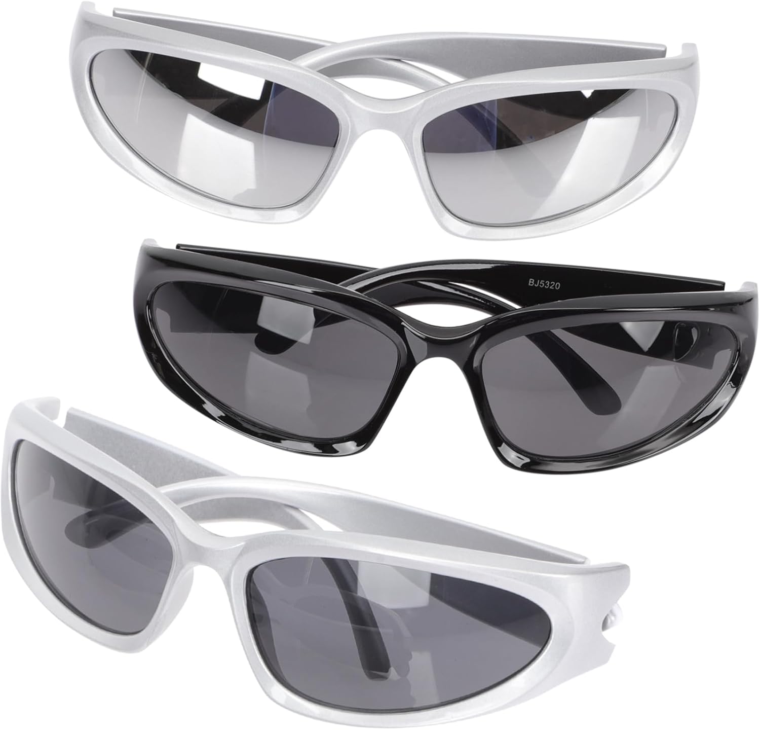 

Стильные женские солнцезащитные очки PartyKindom из 3 предметов для активного отдыха на открытом воздухе с защитой от УФ-излучения, легкая оправа, идеально подходят для пляжа, шопинга и летних мероприятий, Assorted Color