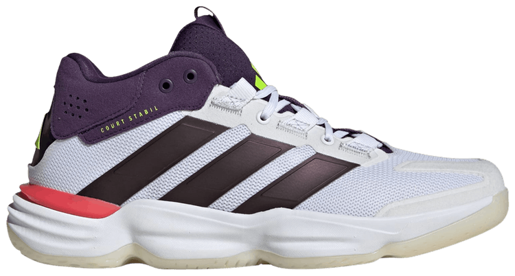 

Кроссовки adidas Court Stabil 'White Aurora Metallic Plum', белый