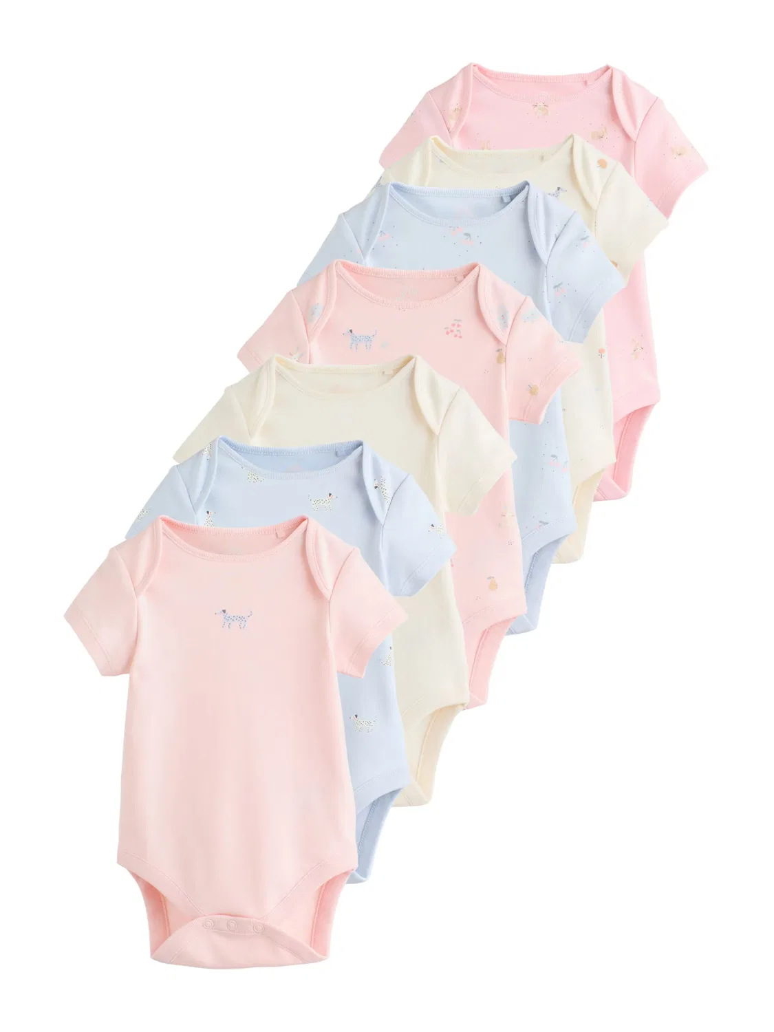 Комбинезон/Боди Next, Beige/Light Blue/Rose