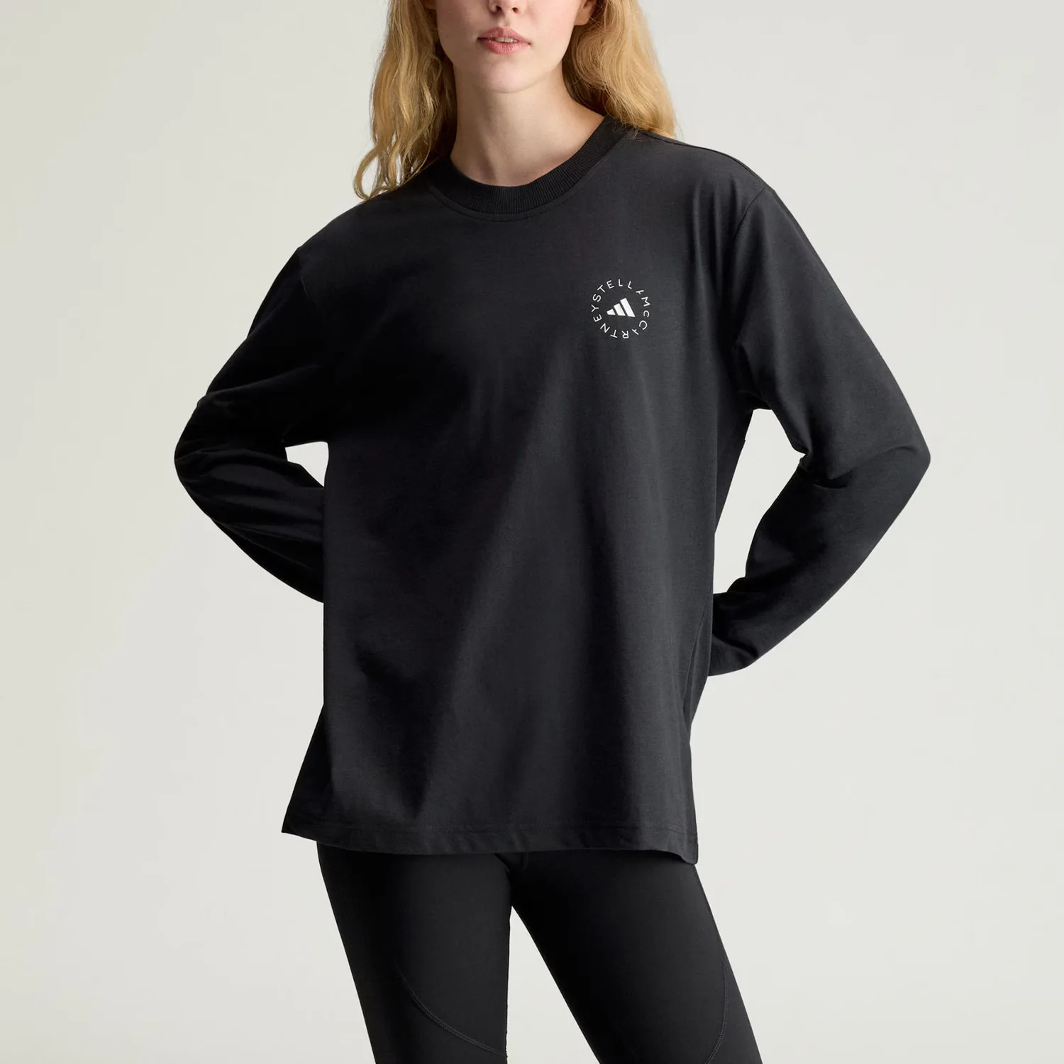Футболка Stella McCartney Adidas, черный — фото 4