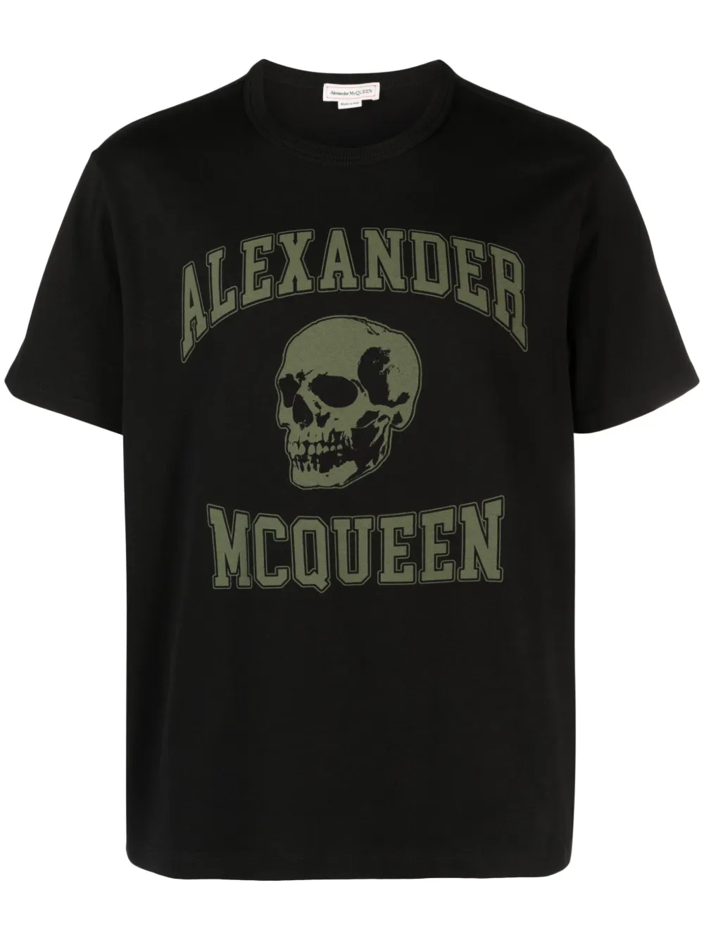 

Футболка с логотипом Alexander McQueen, черный