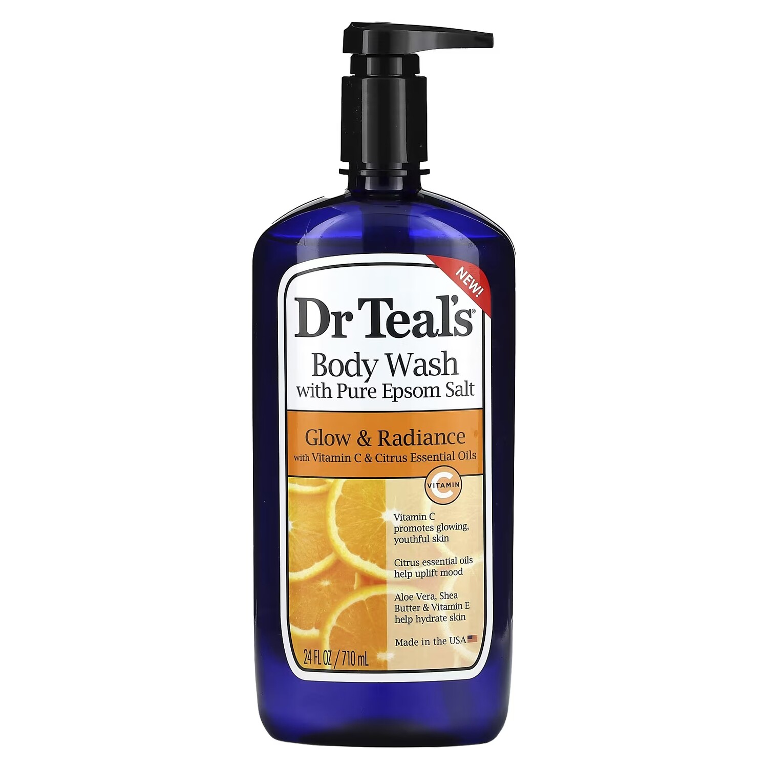 

Гель для душа Dr. Teal's с чистой английской солью, 710 мл