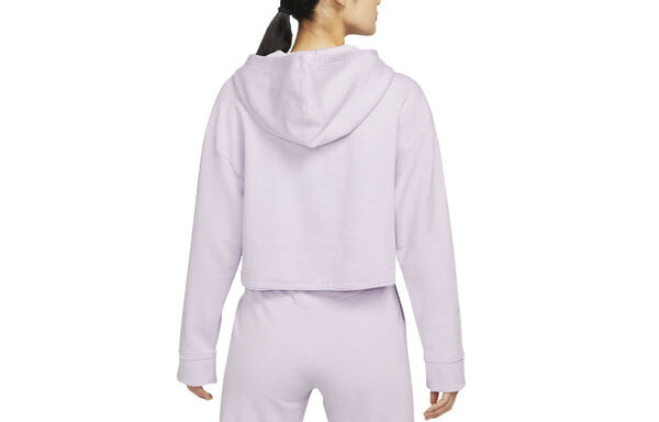 Толстовка Nike Yoga Luxe Hoodie Pink/Purple, цвет tan — фото 2
