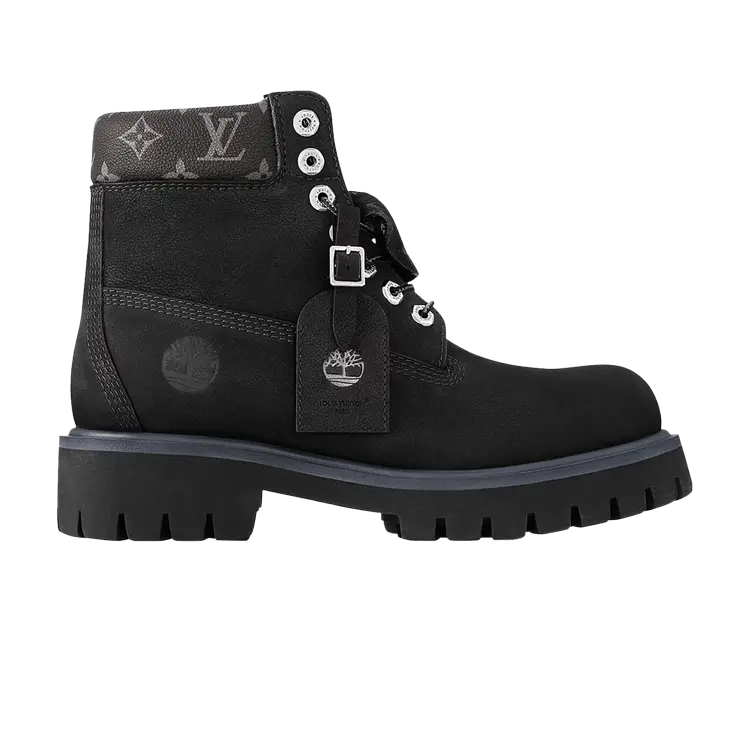 Кроссовки Louis Vuitton x 6 Inch Ankle Boot, черный Timberland