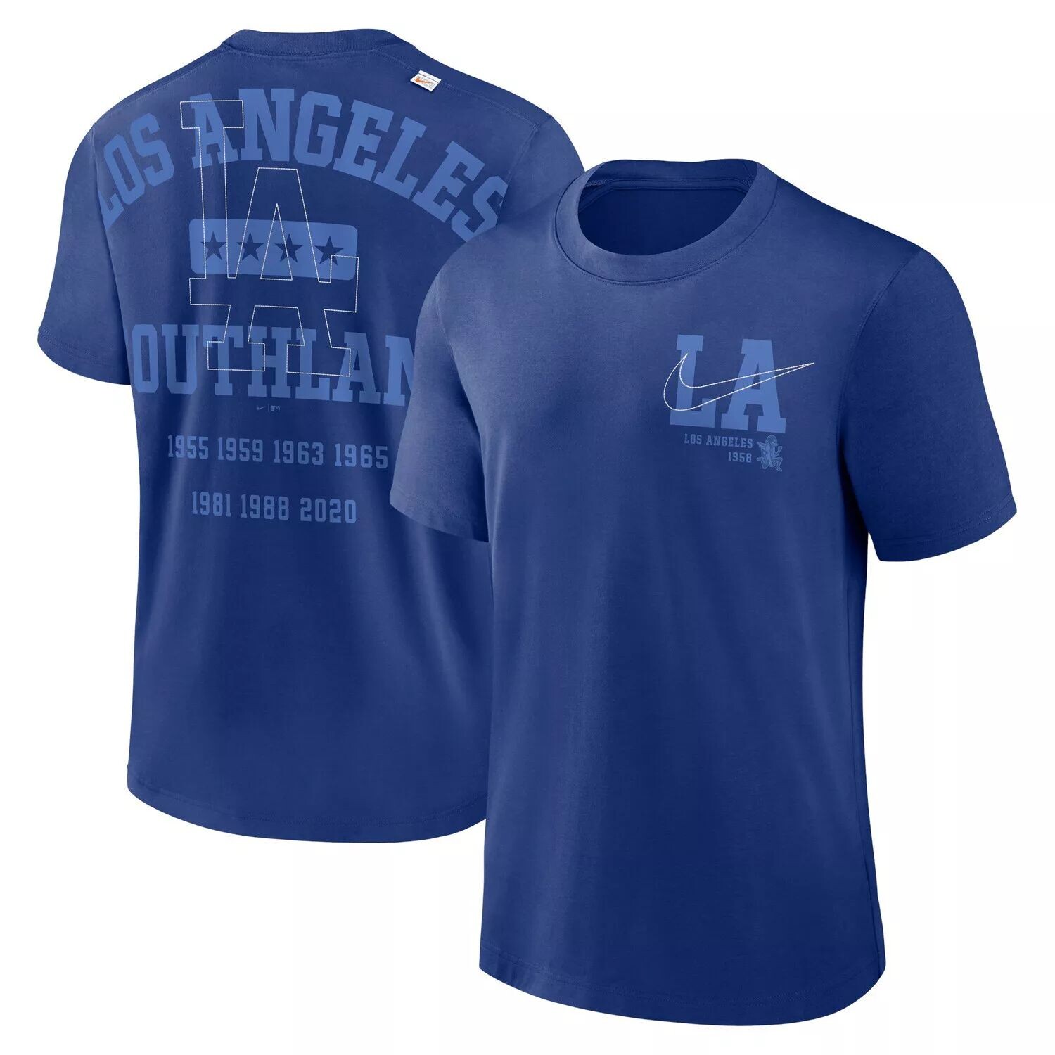 

Мужская футболка Royal Los Angeles Dodgers Game Over Nike