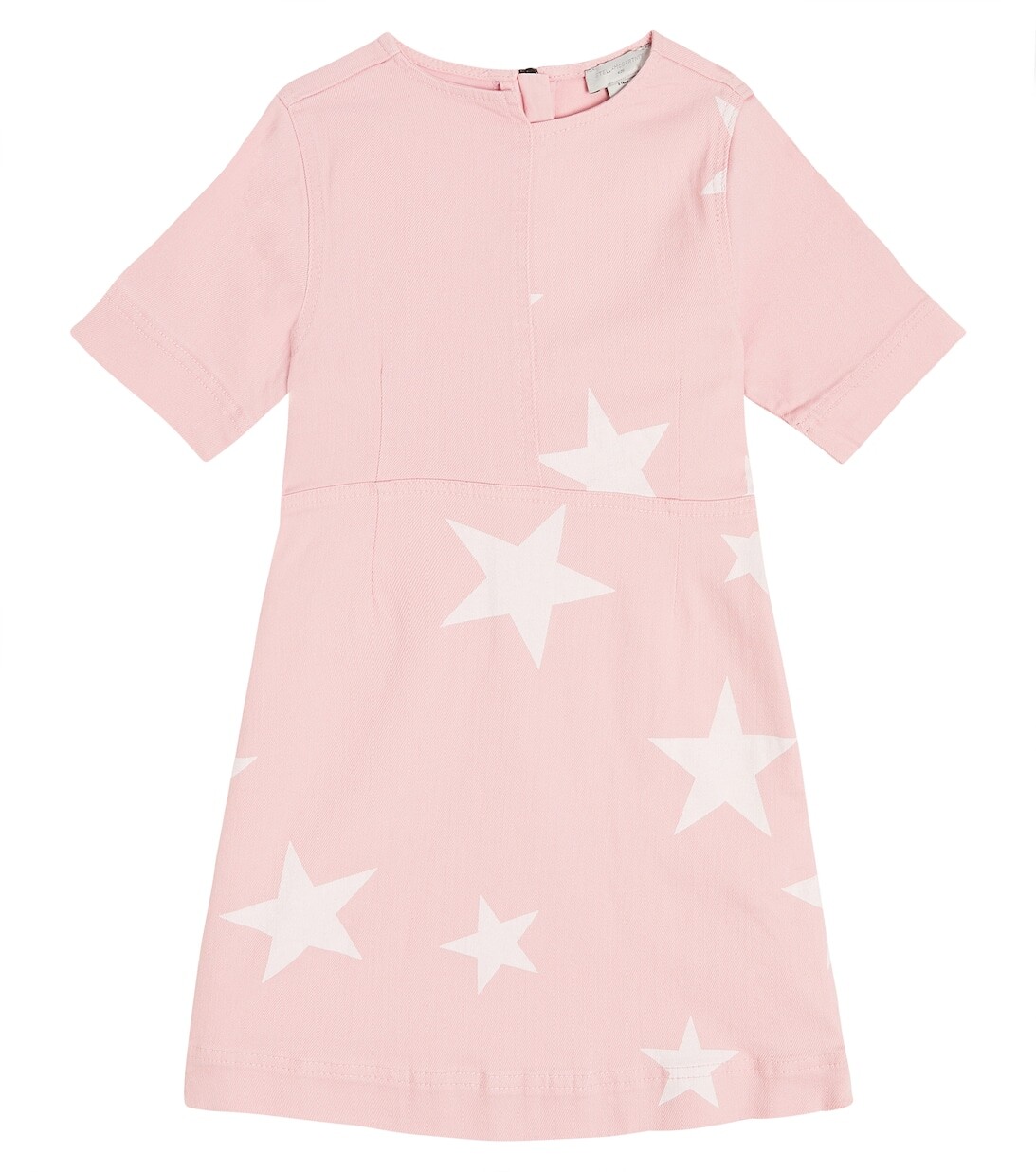 

Джинсовое платье с принтом Stella McCartney Kids, розовый