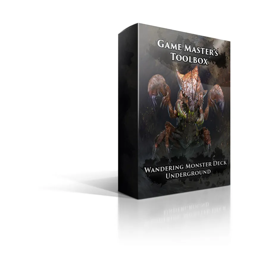 

Бокс-сет Wandering Monsters Deck - Underground, Game Master's Toolbox (5e)