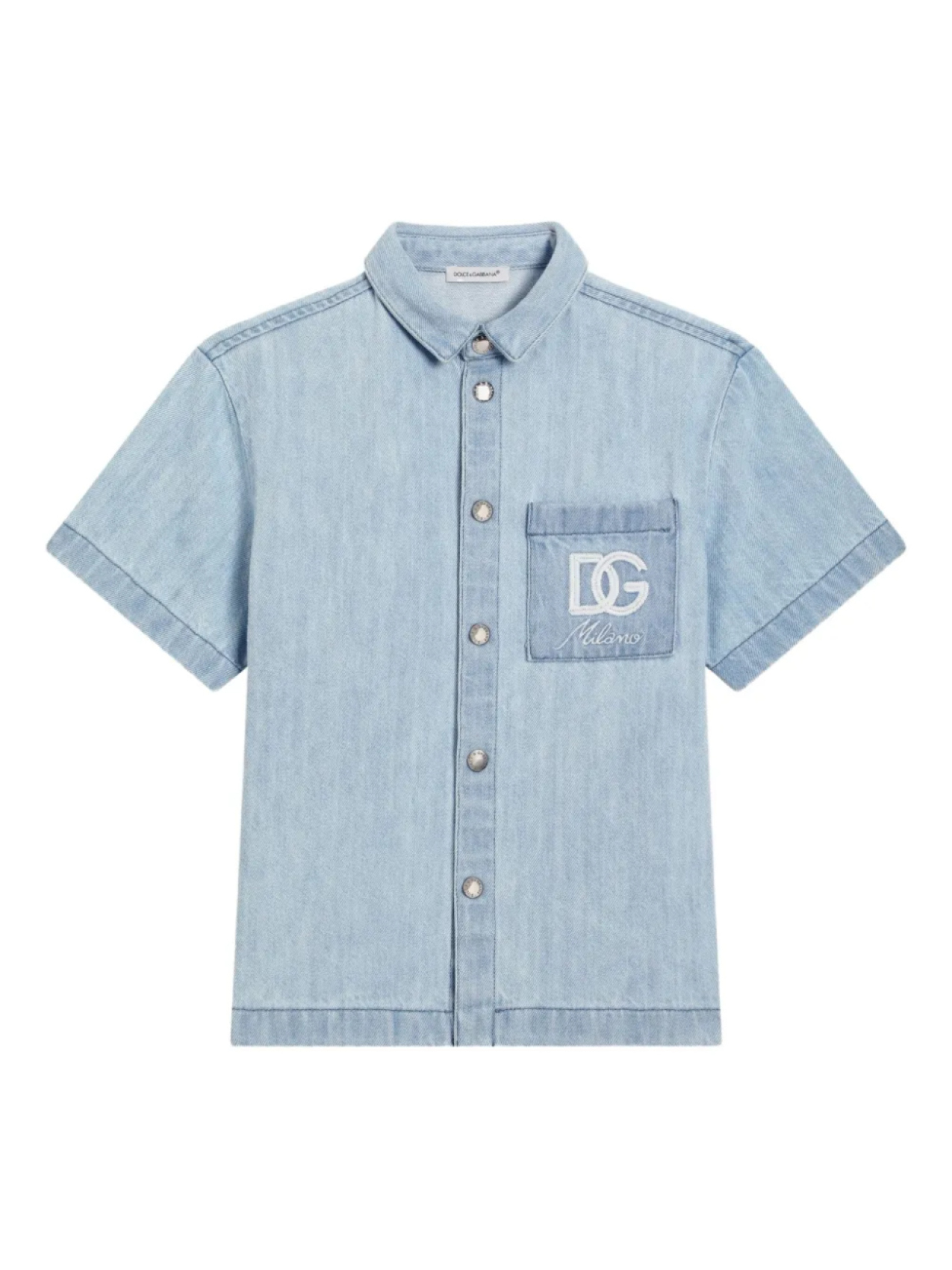 

Dolce & Gabbana Kids джинсовая рубашка, синий