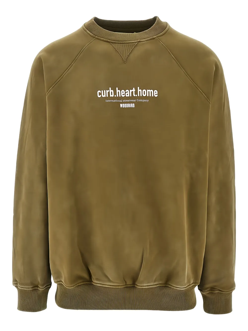 

Свитшот с круглым вырезом Bird, коричневый