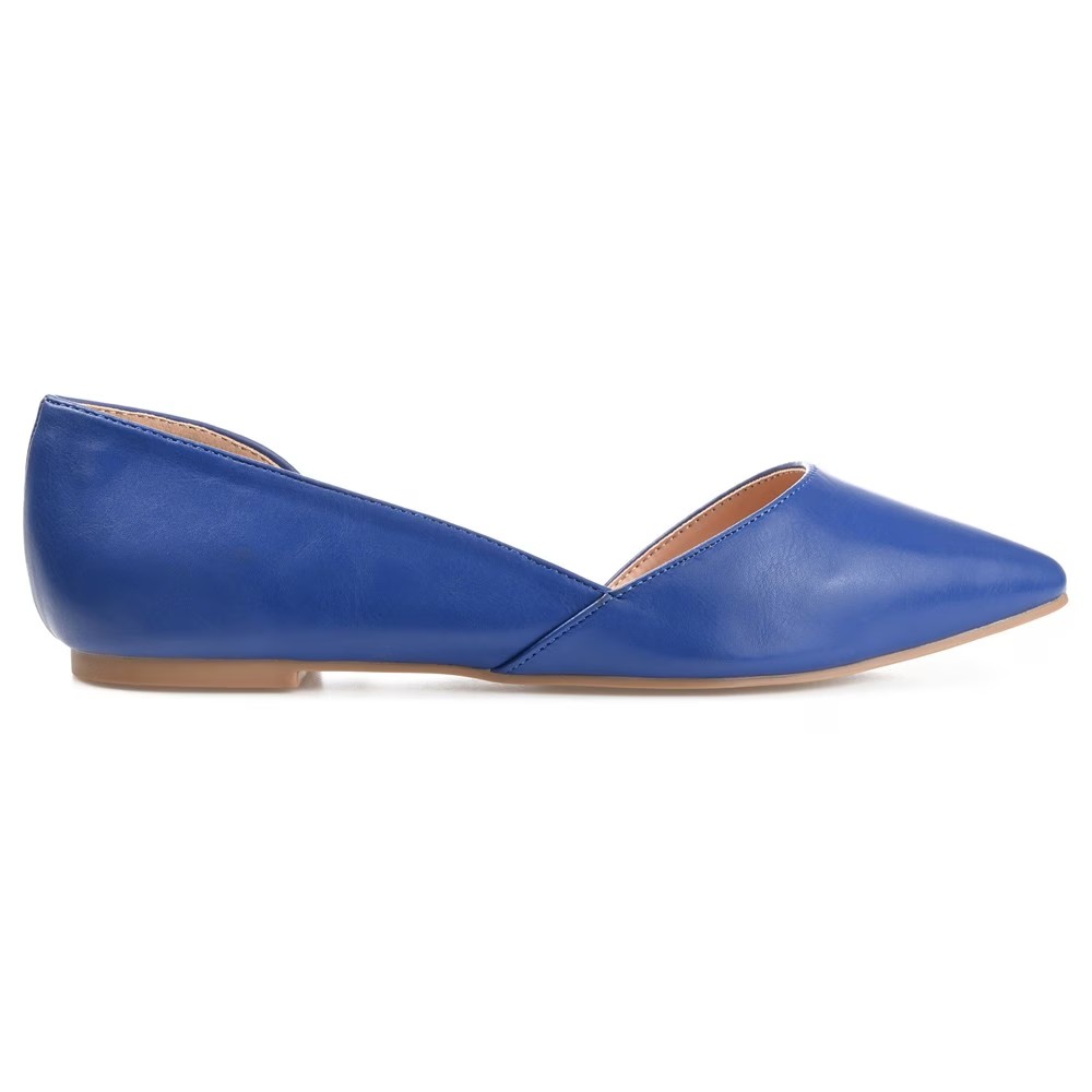 Cortni с заостренным носком на плоской подошве Journee, синий — фото 3