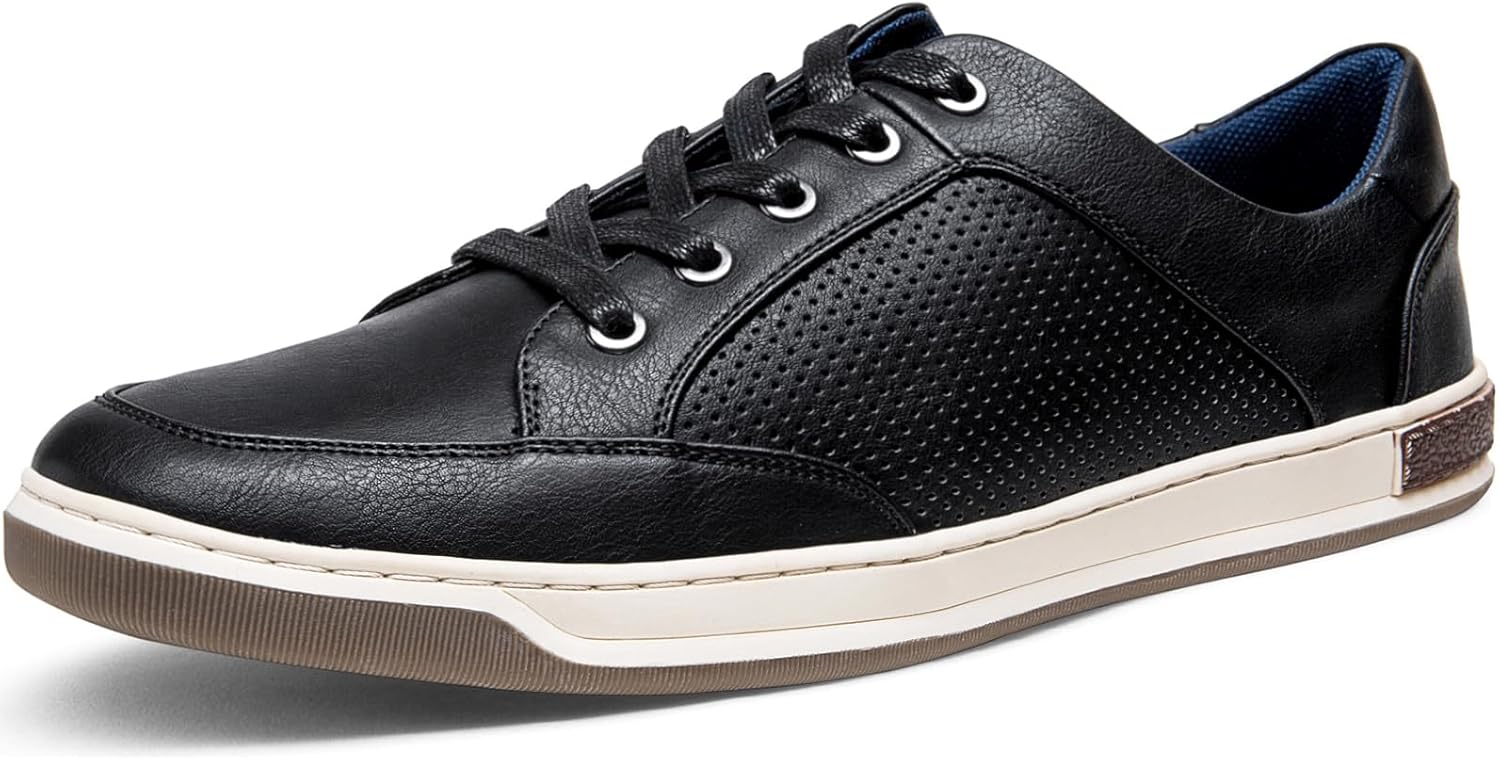 

Мужские модные кроссовки Jousen Классические ретро повседневные туфли для мужчин Дышащие деловые кроссовки, черный