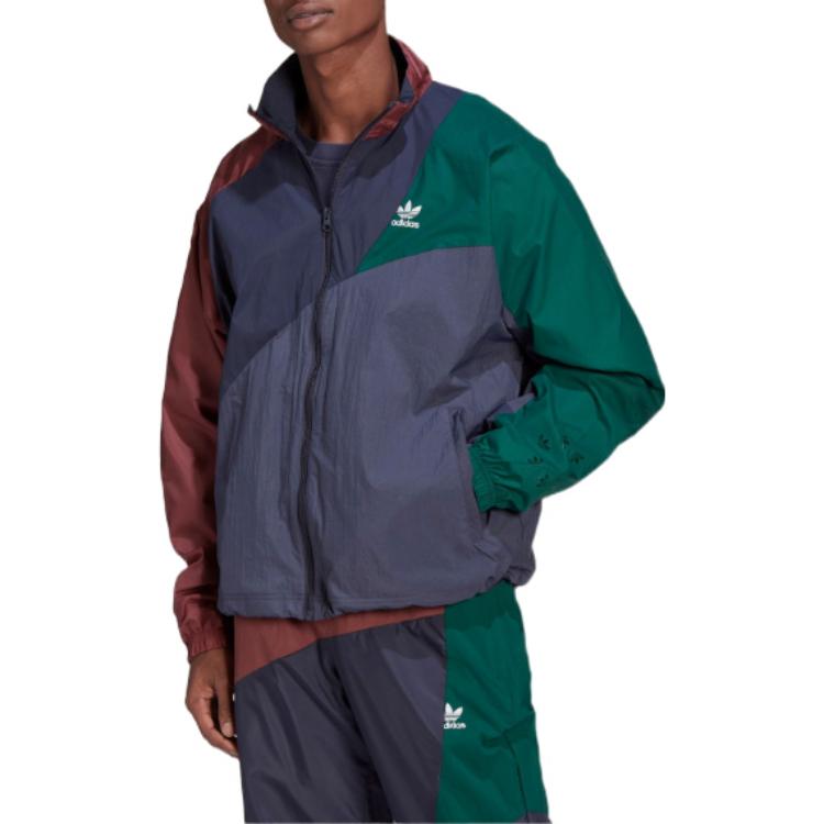 ADICOLOR Куртка Осень Мужской Морской Синий Adidas Originals — фото 4