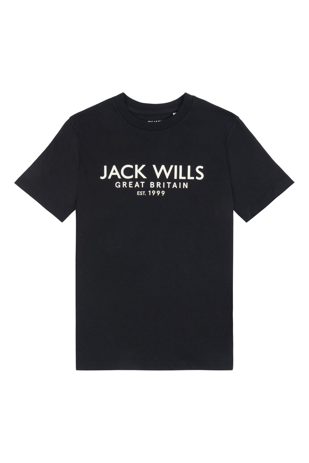 

Футболка из смесового льна для мальчика Jack Wills, черный