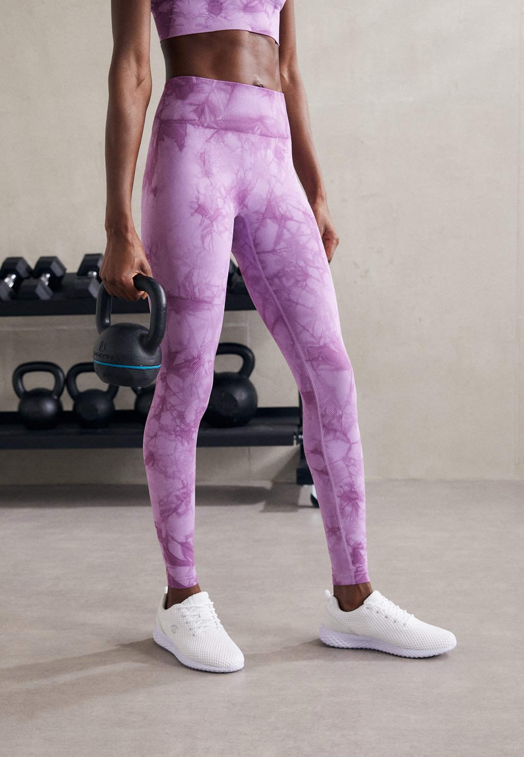 

Леггинсы DEFINE SEAMLESS TIE DYE ICANIWILL, сиреневый