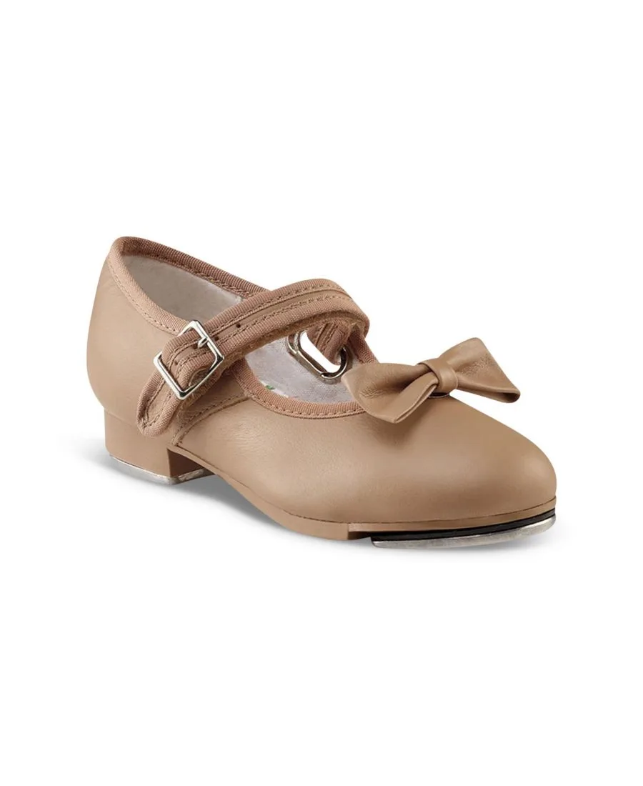 Capezio Девичьи туфли для чечетки Мэри Джейн, черные лакированные