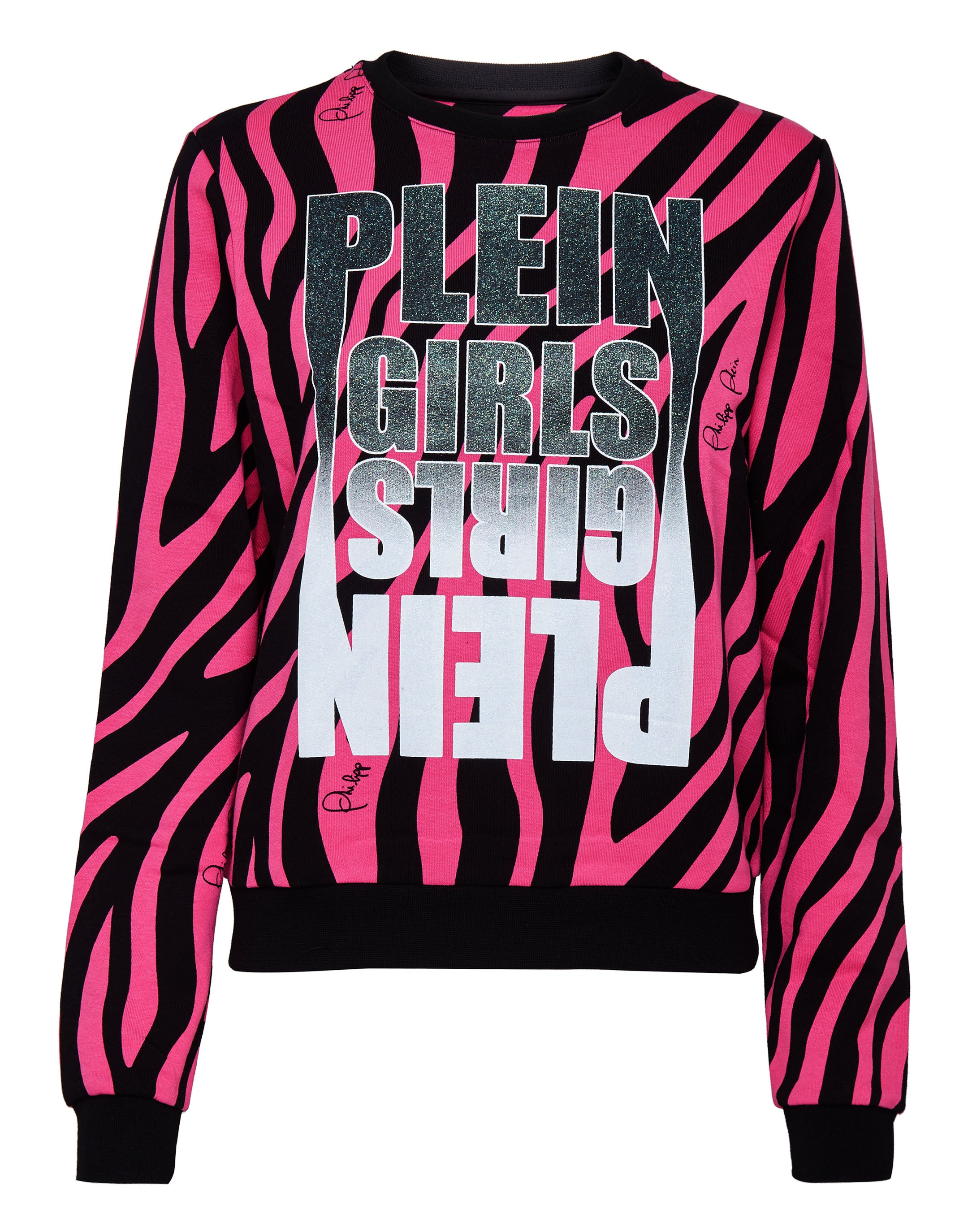 

Толстовка LS Зебра PHILIPP PLEIN, цвет black+fuchsia
