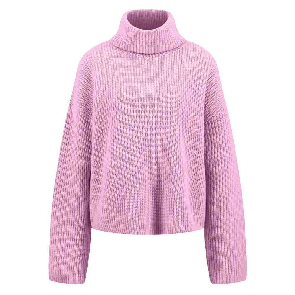 

Свитер Fynch Hatton 24117469 high neck, розовый