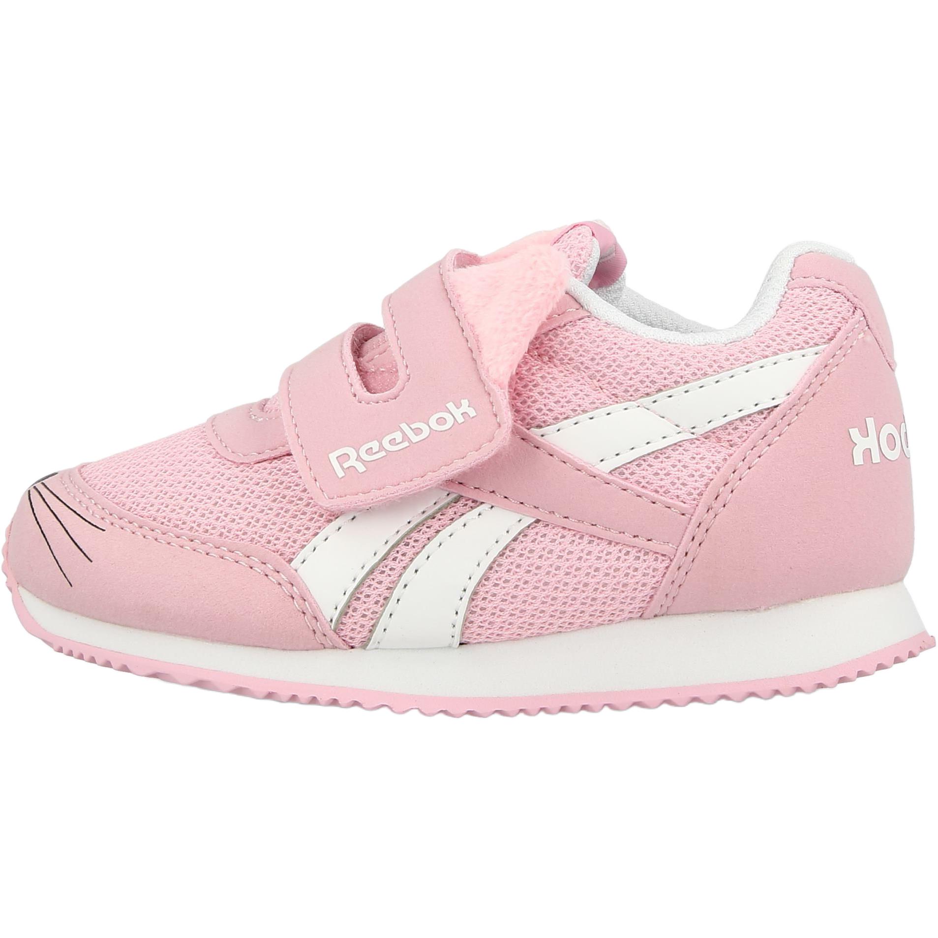 

Reebok Royal Cljog 2 KC Low Top Toddler Shoes Pink White Infant And Toddler