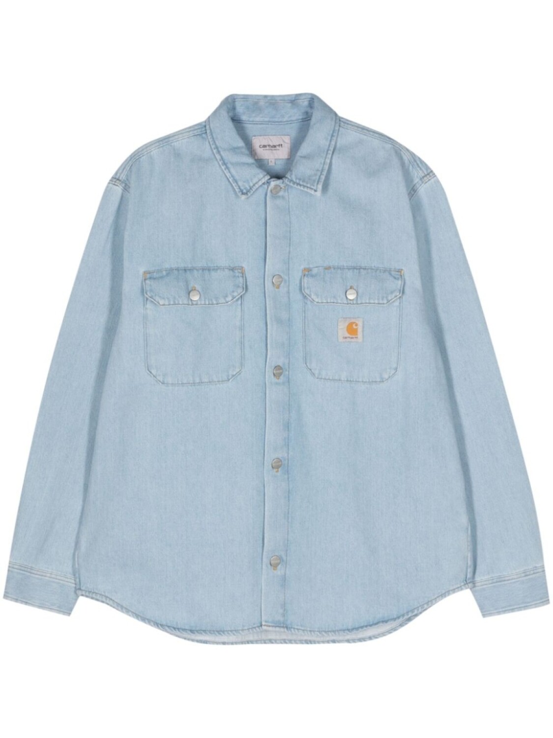 

Carhartt WIP джинсовая рубашка Harvey с логотипом, синий