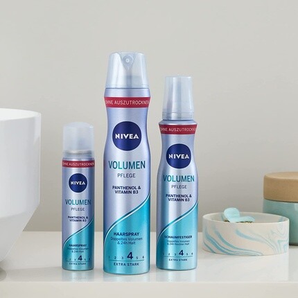Спрей для волос Volume Care Extra Strong с пантенолом и витамином B3, Nivea — фото 3