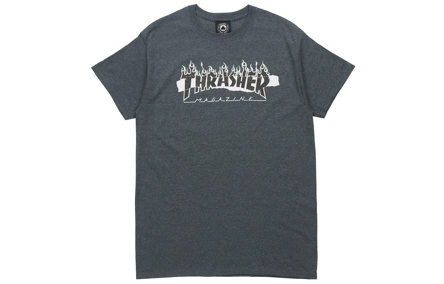 

Футболка прямая US Version Unisex серая черная Thrasher