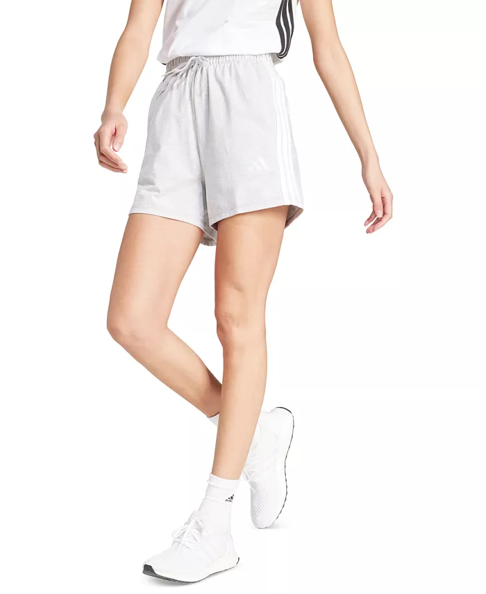 

Женские эластичные шорты на кулиске Essential Drawstring Pull-On adidas, серый