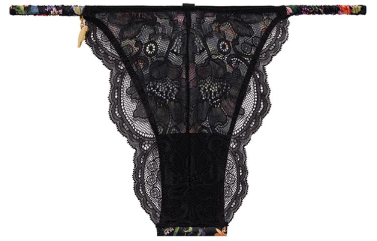 VICTORIA'S SECRET Трусы Женские 1 упаковка Розовый Цветочный Принт, 1 упаковка (Розовый Садовый Принт) — фото 2