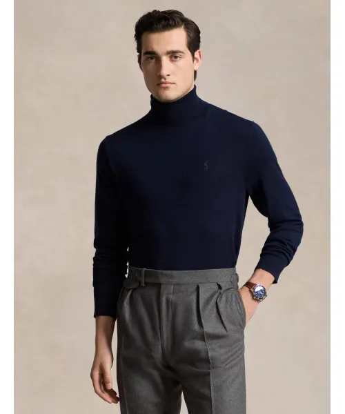 

Шерстяная водолазка Regular fit Polo Ralph Lauren, синий