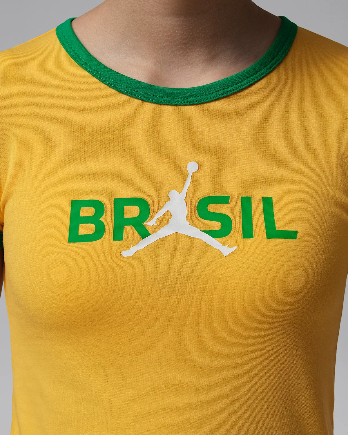 Детская футболка Jordan Retro Graphic, Yellow/Green/White — фото 4