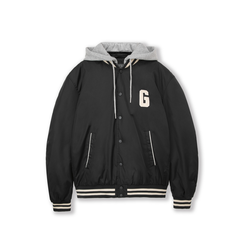 

GUESS Мужская пуховая куртка, JBLK-Graphite Black