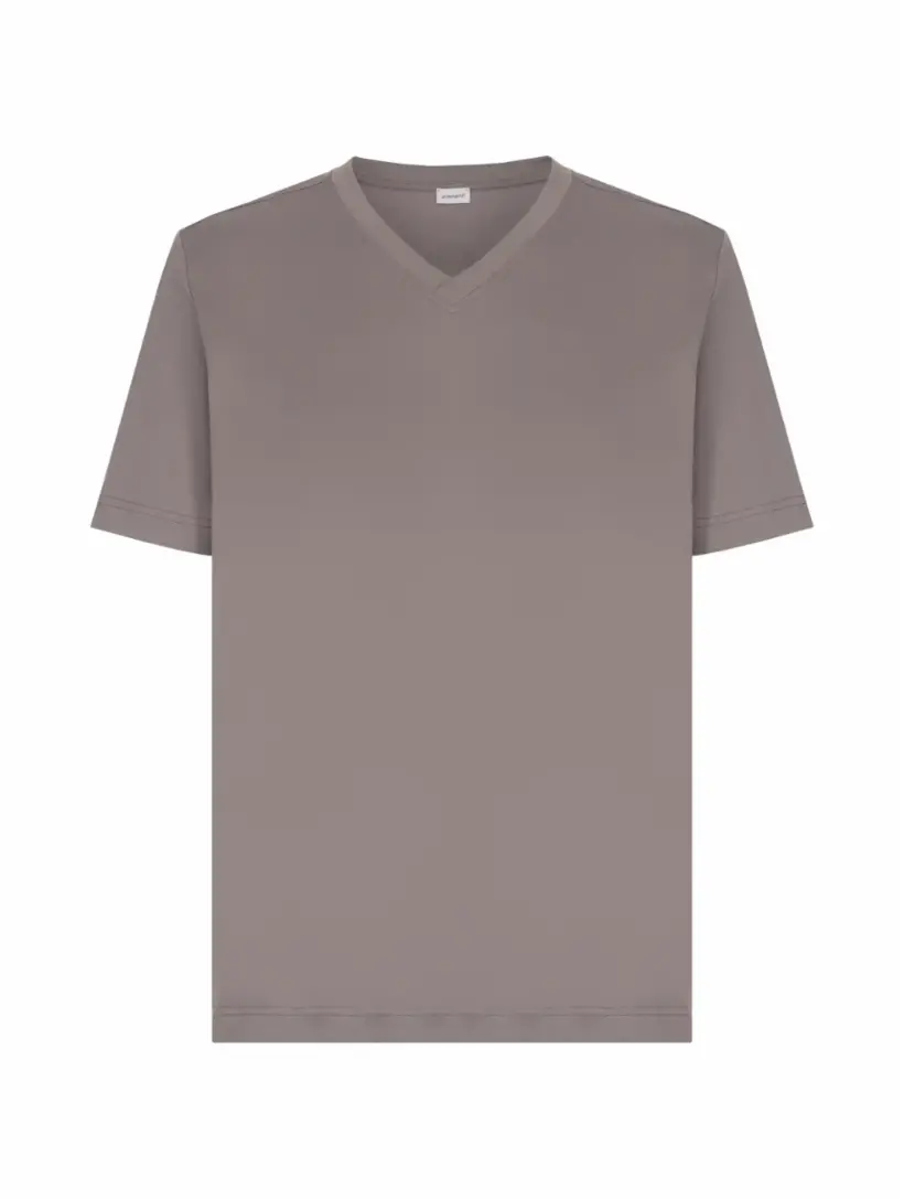 

Хлопковая футболка Zimmerli, серый