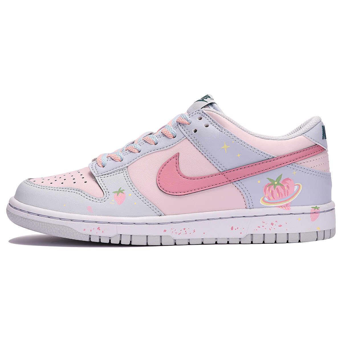 

Кроссовки Nike Dunk Skateboarding Shoes Women's Low-top Blue/pink, голубой, Синий, Кроссовки Nike Dunk Skateboarding Shoes Women's Low-top Blue/pink, голубой